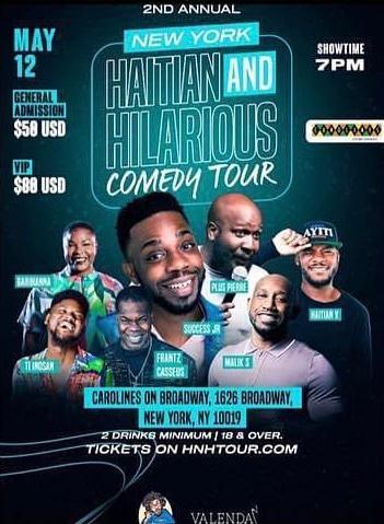 2nd Annual New York HAITIAN HILARIOUS COMEDY TOUR