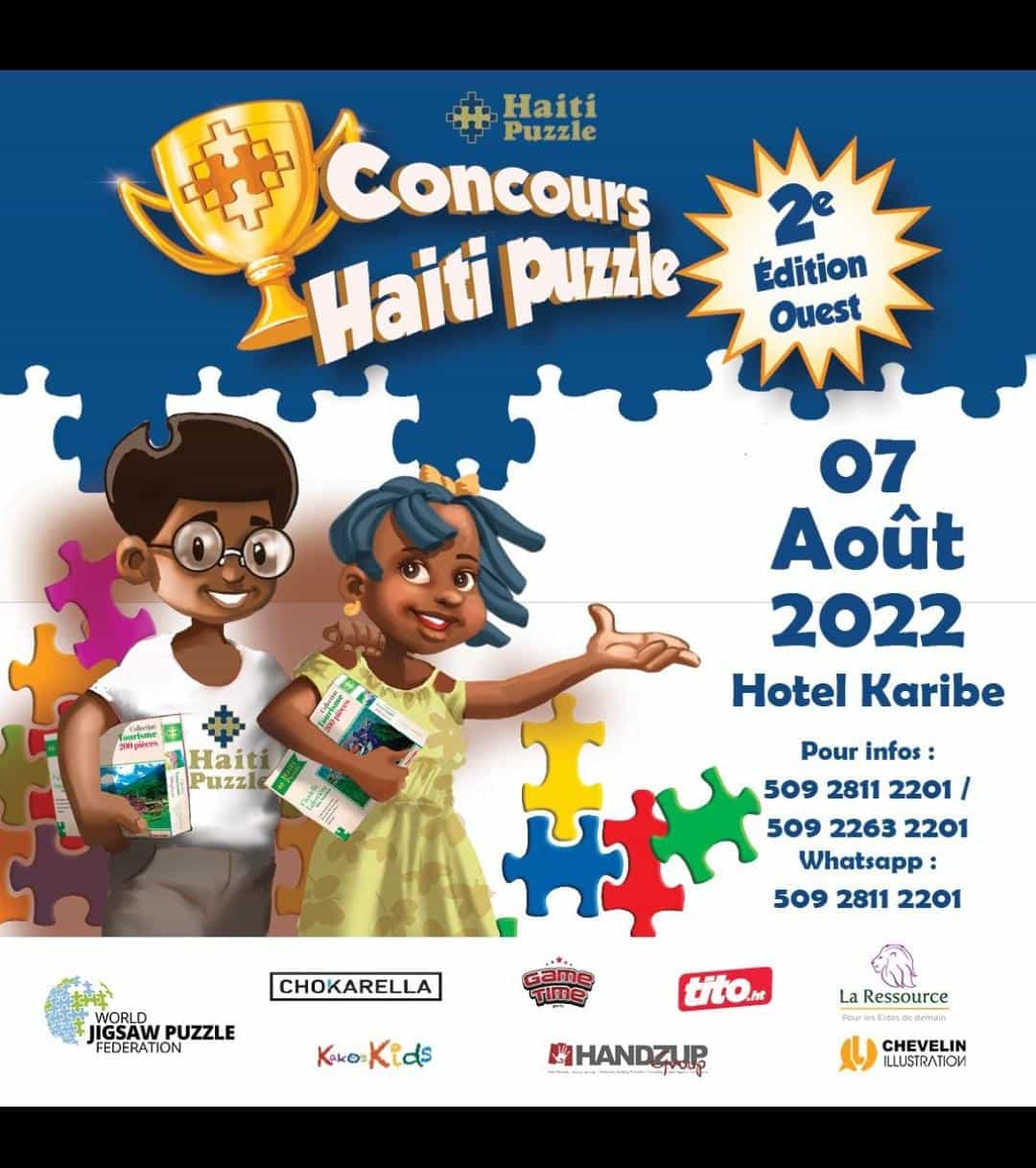 CONCOURS HAITI PUZZLE AUGUST 07, 2022 HOTEL KARIBE