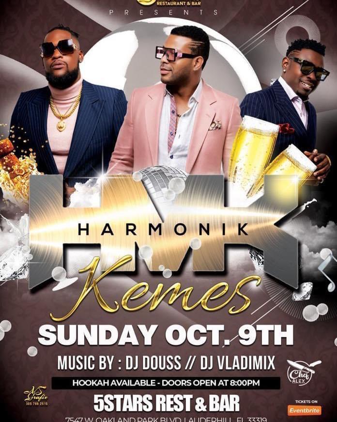 HARMONIK KEMES OCTOBER 9, 2022 5 STARS REST & BAR 8PM