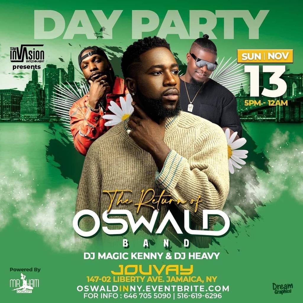 THE RETURN OF OSWALD BAND NOVEMBER 13, 2022 NY JOUVAY 5PM-12AM